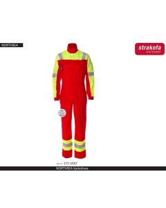 Kjeledress fra Strakofa Workwear gul/rød 247-2555 størrelse 44