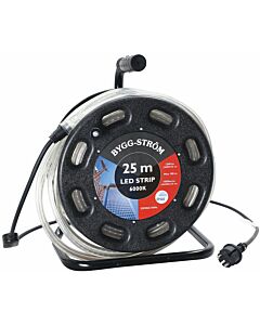 LED-Slynge Bygg 25m med Trommel, 6000K