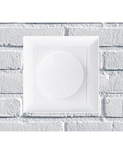 Led dimmer, 5-100w led, hvit, 1-pol/trapp